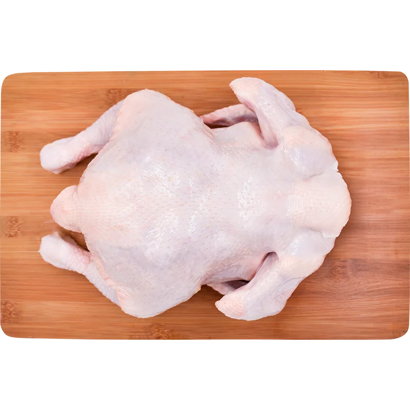 Pollo entero blanco